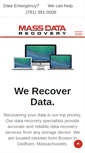 Mobile Screenshot of massdatarecovery.com